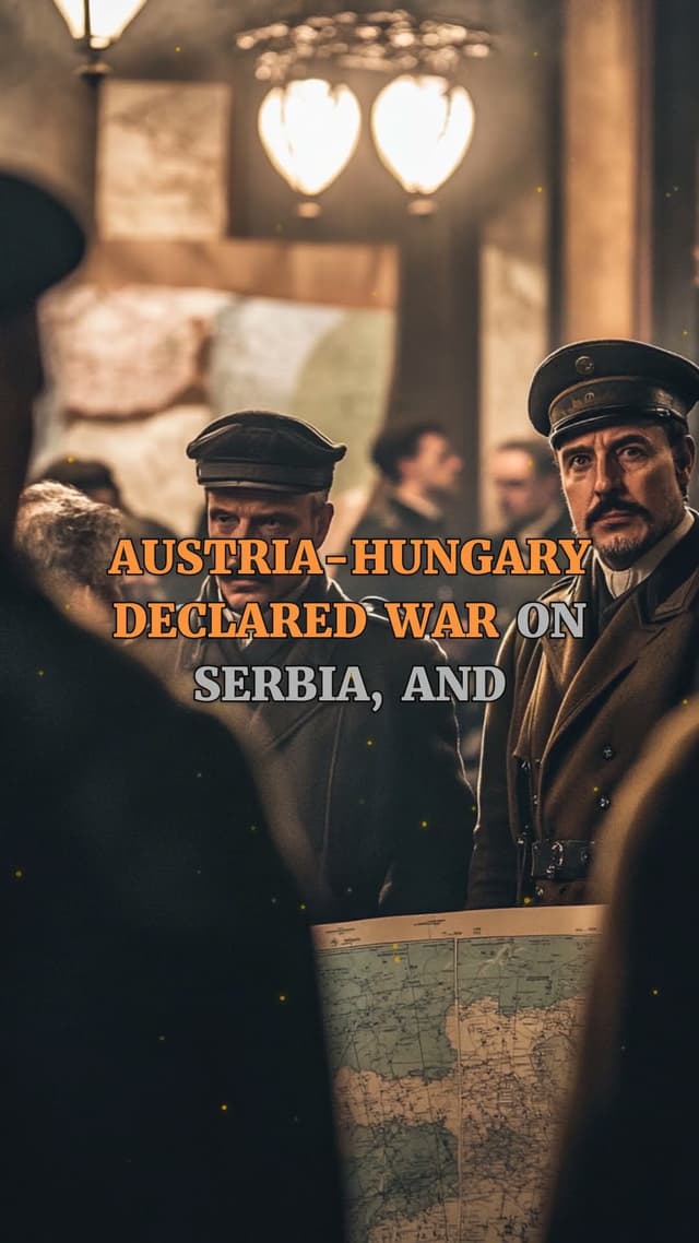 How did the World War I start ?